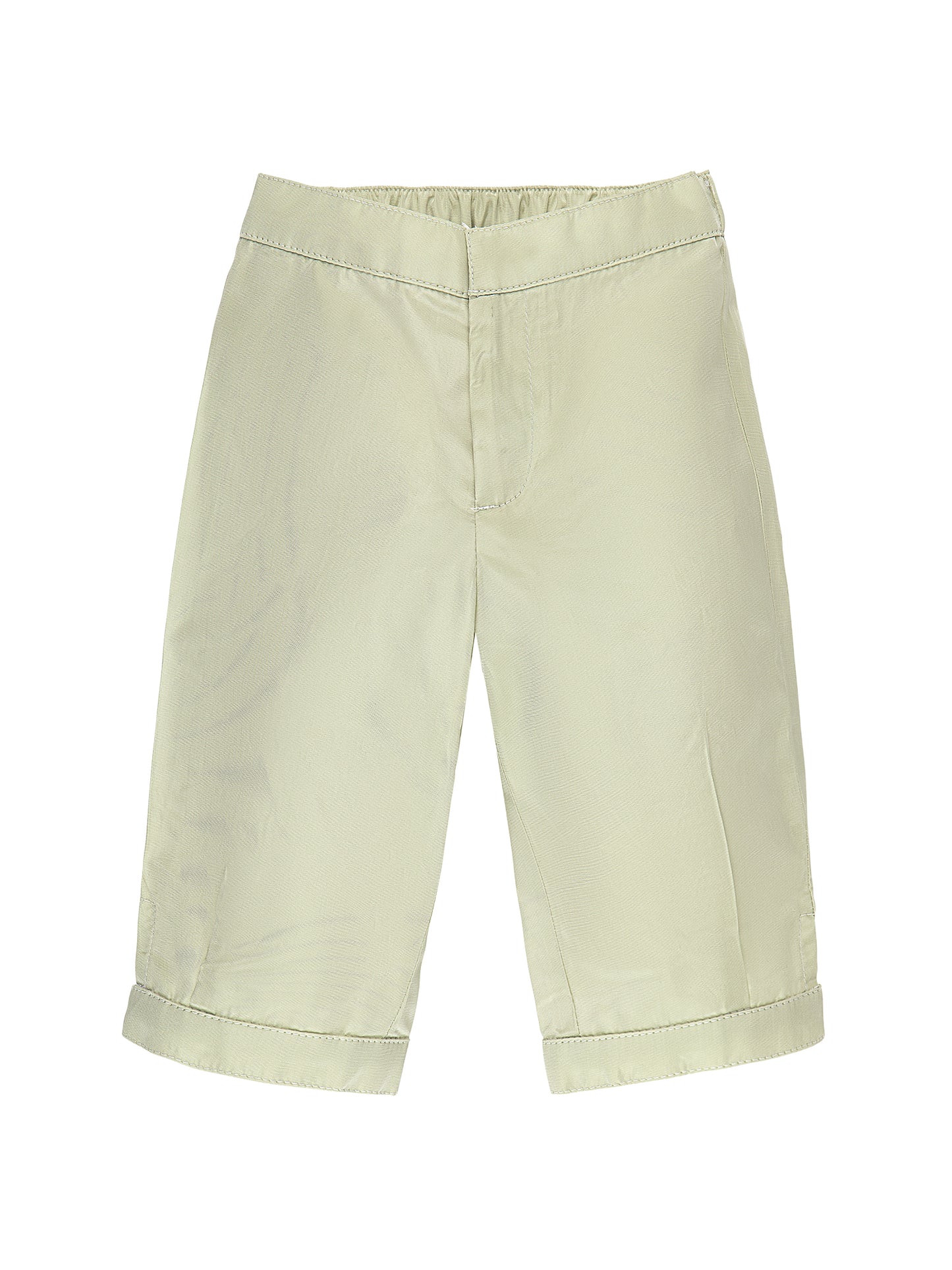 Traditional Knickerbockers in satin, available in six standard shades or custom color-matched. Features covered button cuffs, a modern slip closure at the waist, and a soft cotton lining for comfort. Handcrafted in Brooklyn with optional personalized embroidery. Perfect for weddings, page boy outfits, and formal occasions.