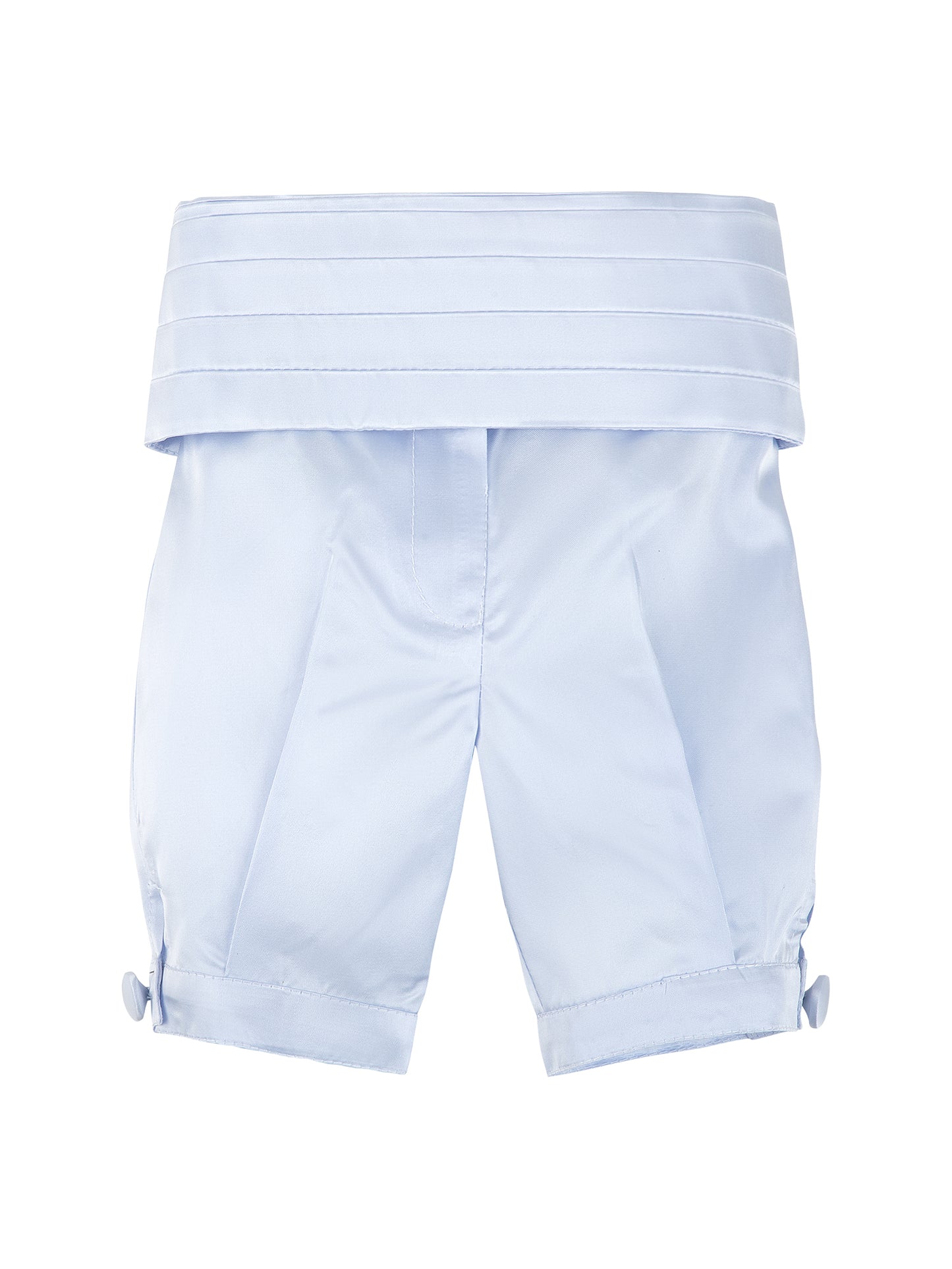 The Cummerbund – a classic page boy accessory available in six colors or custom-matched fabric. Features pleated satin design, covered button closure, and optional personalized embroidery. Perfect for weddings and formal events. Handmade with royal-inspired craftsmanship.