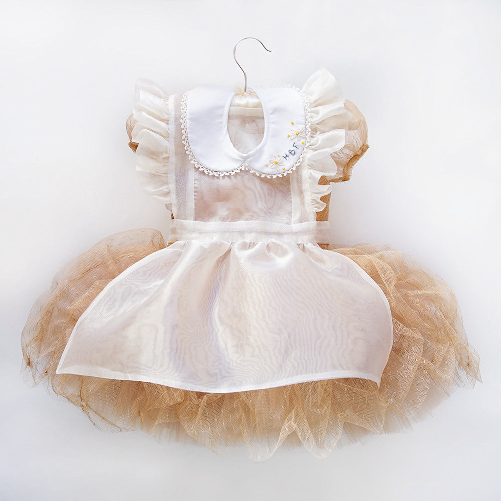 The Organza Apron (Plain or with Daisies)