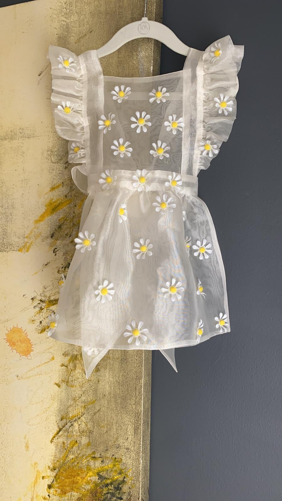The Organza Apron (Plain or with Daisies)