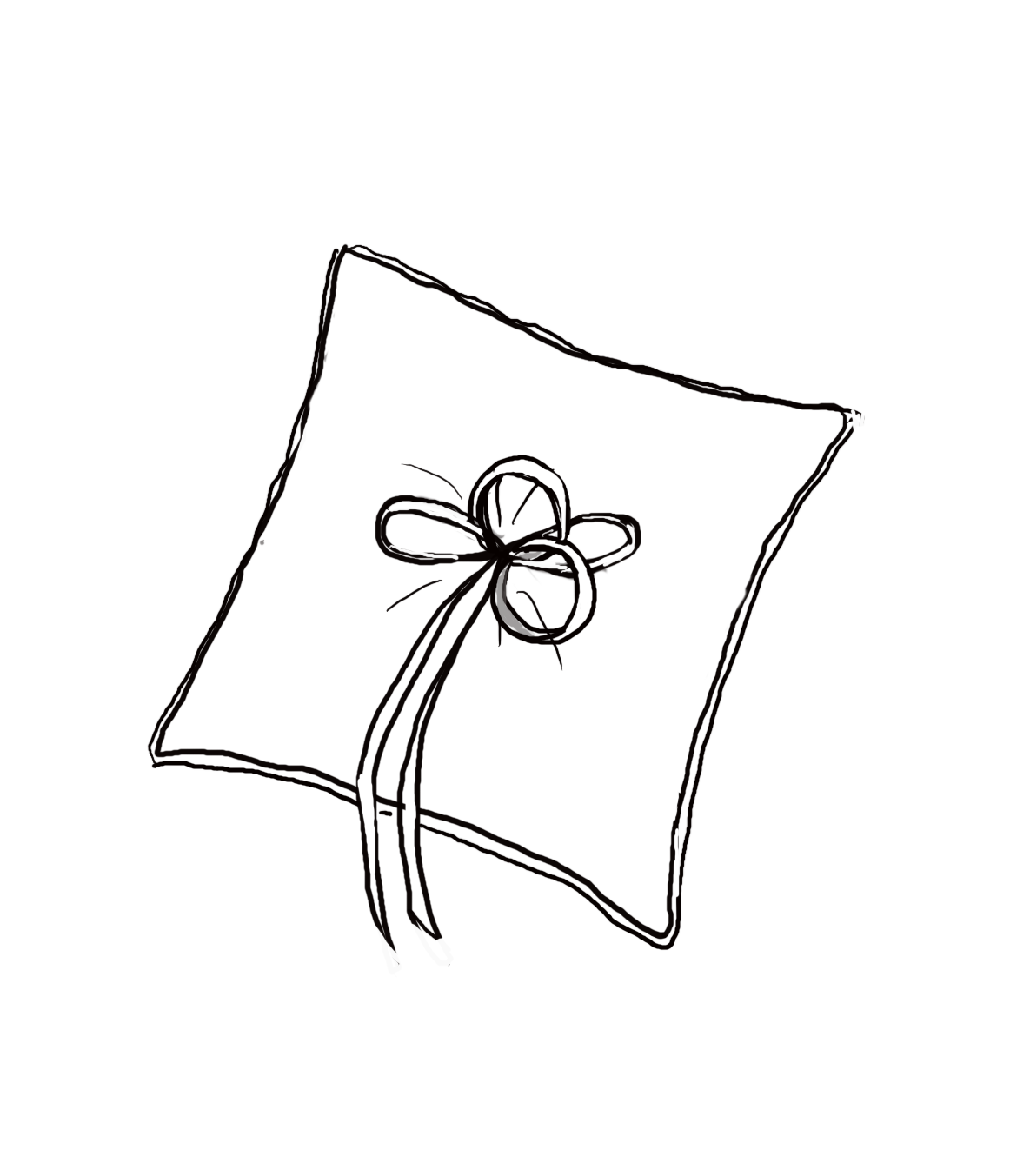 Bespoke Personalized Ring Bearer Pillow