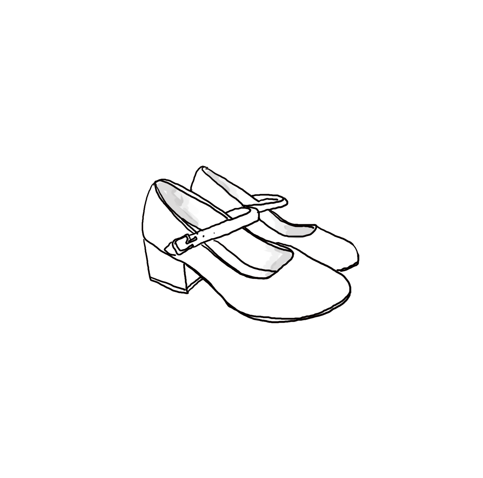 satin mary jane block heel shoes for flower girl wedding