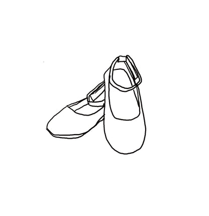 satin flats with velcro strap for toddler flower girl shoes